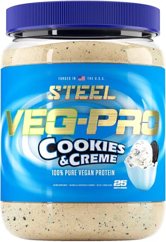 Miniatura 8 de Suplementos de acero Veg-PRO, proteína de chícharo vegetal, aislado en polvo, suplemento natural orgánico vegano 680.38 g (1.5 libras).