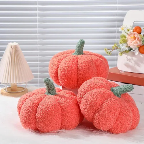 Namalu 3 almohadas de calabaza de Acción de Gracias 3D, cojines suaves para sofá, decoración de calabaza rellena para otoño, invierno, sala de