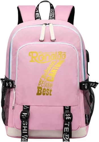 Miniatura 29 de Soccer Player 7 Mochila deportiva multifunción para viajes, portátil, para fanáticos del fútbol, para hombres y mujeres, negro - 2, Tamaño único