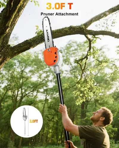 Miniatura 4 de Expand-It - Accesorio universal para sierra de poste de 10 pulgadas para más marcas de cabezales de potencia