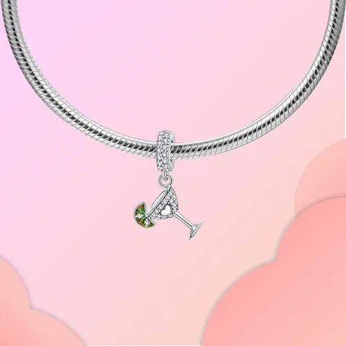 Miniatura 37 de LUXILLA Abalorio de plata de ley 925 para madre, hija, abuela, para familia, amor, madre, hija, abuela, para pulseras, collares, dijes, abalorios