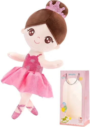 Miniatura 26 de Gloveleya Muñeca bebé niña regalo bailarina felpa suave muñeca púrpura claro Ballet Púrpura01
