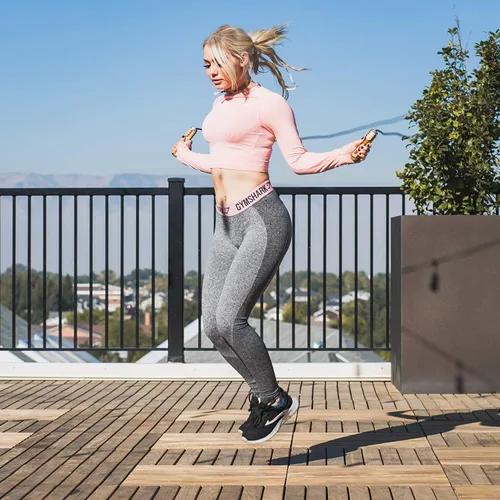 Miniatura 7 de Cuerda de saltar para fitness, cuerda de saltar de ejercicio para hombres y mujeres, ideal para cardio y entrenamientos, equipo de entrenamiento