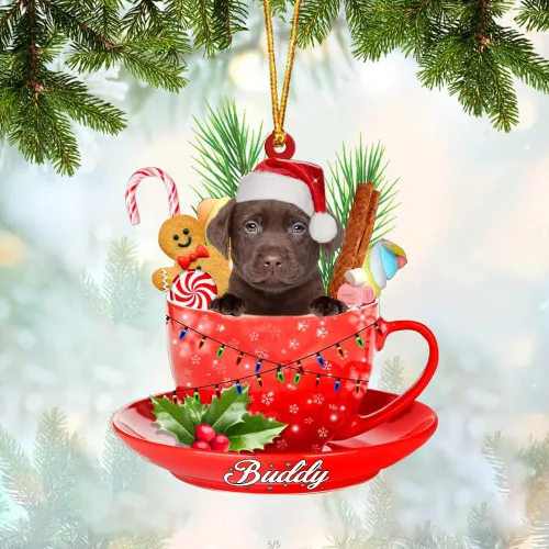 Miniatura 73 de Alaskan Malamute - Adorno acrílico personalizado para perro en taza, adorno de Navidad personalizado para perro 2023, decoración de árbol