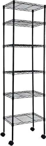 Miniatura 25 de Simple Deluxe - Estantería de almacenamiento resistente de 5 niveles, capacidad de carga de 1250 libras, 29.92" de ancho x 13.98" de profundidad x