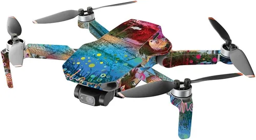 Miniatura 2 de MightySkins - Compatible con DJI Mini 2 Dron portátil - Tropical Resort Funda protectora de vinilo duradera y única Fácil de aplicar, quitar