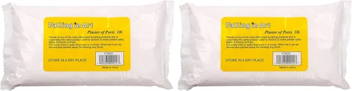 Miniatura 9 de Falling in Art 1 lb (0,45 kg) Yeso de París en Polvo - Kit de Polvo para Moldes de Mano, Cemento de Yeso, Polvo de Yeso para Cerámica y Cerámica
