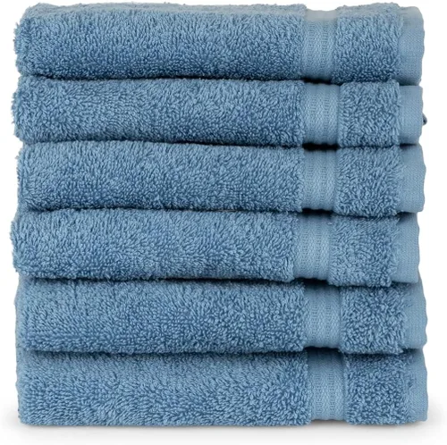 Miniatura 52 de TowelSelections Toallas suaves y absorbentes de algodón para baño, hotel, ducha, spa, gimnasio, toalla de baño, toalla de mano, 2 paños de baño