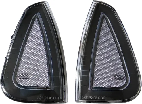 Miniatura 9 de Conjunto de luz de esquina de señal de giro lateral con bombillas compatible con Dodge Charger 2005 2006 2007 2008 2009 2010 sustituye a CH2550124