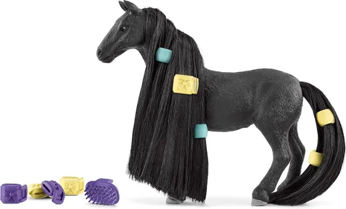 Miniatura 3 de Schleich Horse Club Sofia's Beauties Criollo Definitivo Mare Horse Playset - Juego de 14 piezas con pelo cepillable y accesorios de aseo personal
