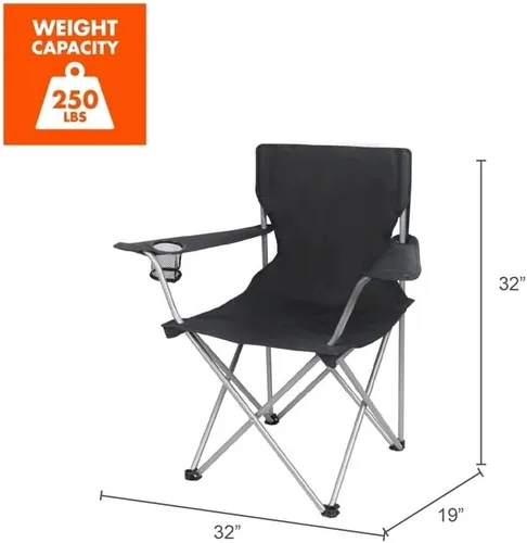 Miniatura 3 de Sillas de camping al aire libre plegable portátil con portavasos silla de campamento para playa, césped, deportes al aire libre silla portátil Verde
