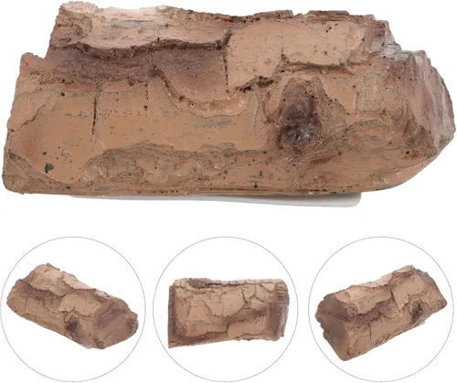 Miniatura 3 de Luxshiny Llavero de piedra de resina para uso al aire libre, resistente a la intemperie y duradero, caja de almacenamiento de llaves oculta, diseño