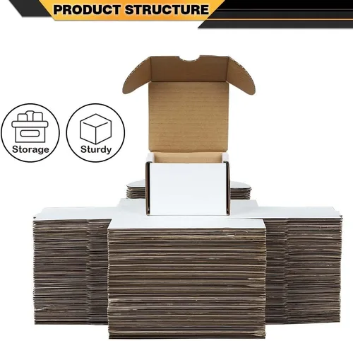 Miniatura 7 de CNNELL 50PCS Cajas de Almacenamiento 50 LOTES 200 Ct Tarjetas Deportivas Trading Max Pro Gaming Shipping