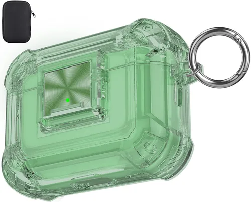 Miniatura 57 de Valkit Funda compatible con AirPods Pro, transparente con kit de limpieza, funda protectora de TPU suave para AirPods Pro Gen 2nd/1st 2023/2022/2019