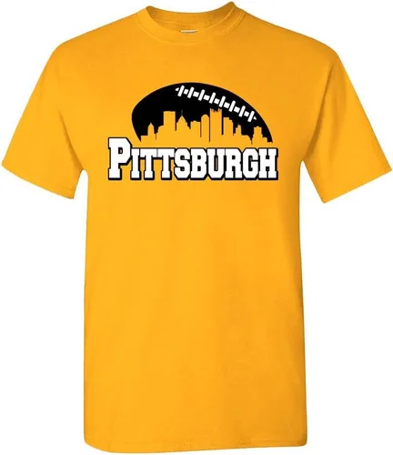 Miniatura 3 de Xtreme Apparrel City Skyline - Camiseta de hombre para los aficionados al fútbol americano Baltimore - Camisa púrpura
