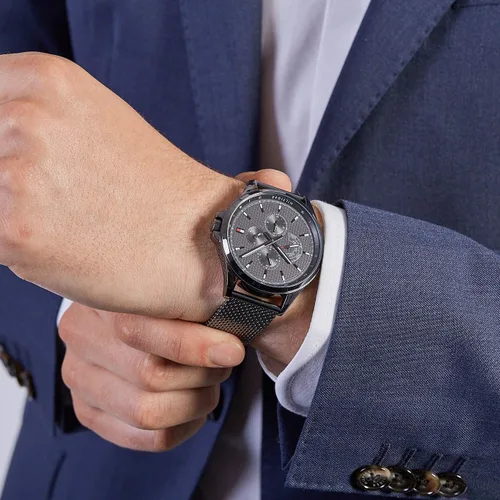 Miniatura 5 de Tommy Hilfiger 1791612 - Reloj de cuarzo para hombre con correa de acero inoxidable