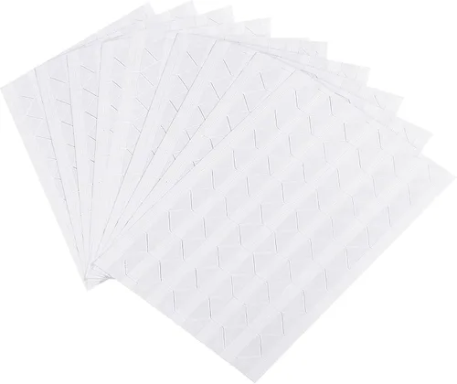 PATIKIL Adhesivo de esquina para fotos, 20 hojas/2040 unidades, etiqueta autoadhesiva de PVC para montaje de fotos, diario, álbum, diario, álbum de