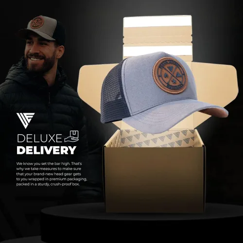 Miniatura 23 de Urban Effort Gorra trasera de malla, para hombres y mujeres, gorra de béisbol de 5 paneles, gran cierre a presión para caza y senderismo