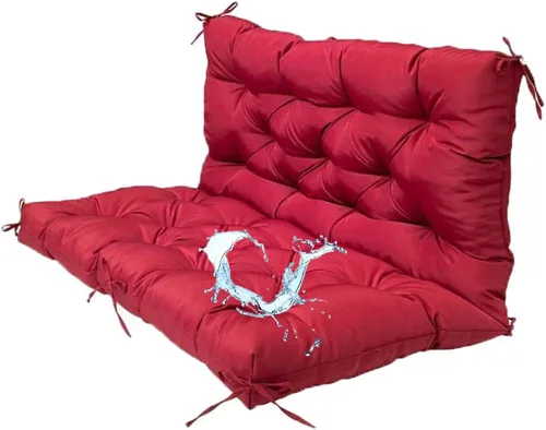 Miniatura 8 de Cojines de asiento de repuesto para jardín al aire libre, impermeables para porche, muebles de jardín, patio