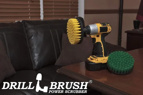 Miniatura 6 de Accesorios de baño - Juego de cepillos de baño y cocina Power Scrubber - Suministros de limpieza - Cepillo de taladro - Alfombra de baño - Limpiador