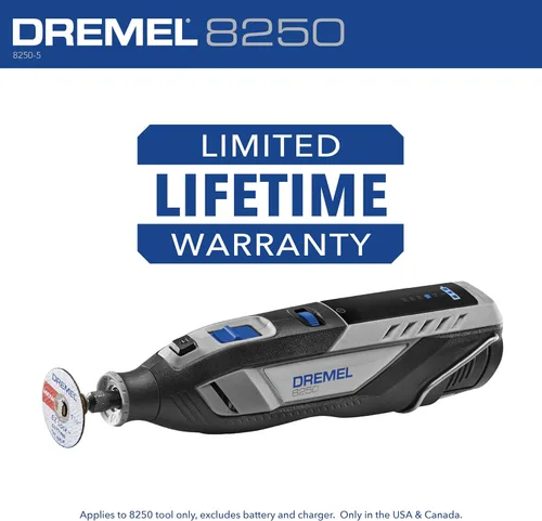 Miniatura 8 de Dremel 8250-5 Herramienta rotativa inalámbrica de velocidad variable de iones de litio de 12V con motor sin escobillas - 5 accesorios
