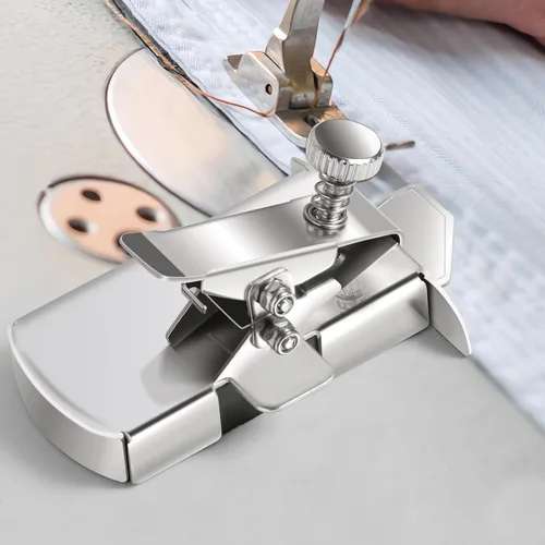 Miniatura 7 de TOOVREN Guía de costura magnética mejorada para máquina de coser, guía de costura magnética con clip, guía universal de costura, guía de dobladillo