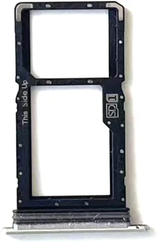 Miniatura 2 de Bandeja de tarjeta SIM de repuesto para Boost Celero5G / Celero 5G (plateado) con bandeja para tarjeta SIM y pin de expulsión abierto