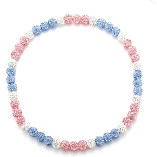 Miniatura 37 de Collar de Cadena de Béisbol con Perlas para Hombres, Regalos de Collar de Béisbol de la Colección Bling Ice para Niños, Collar de Accesorios