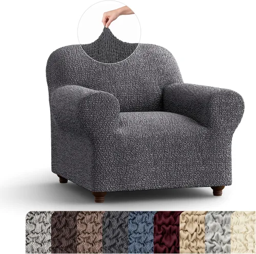 Miniatura 36 de PAULATO BY GA.I.CO. Funda para silla - Funda para sillón - Funda desmontable para sillón - Funda de tela de algodón - 1 pieza, protector de muebles