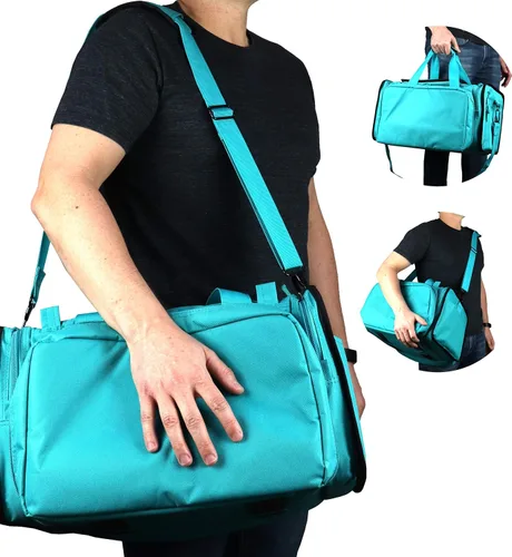 Miniatura 7 de OSAGE RIVER Bolsa táctica con bolsas extraíbles para pistola, bolsa de lona para munición, tiro, caza o viajes