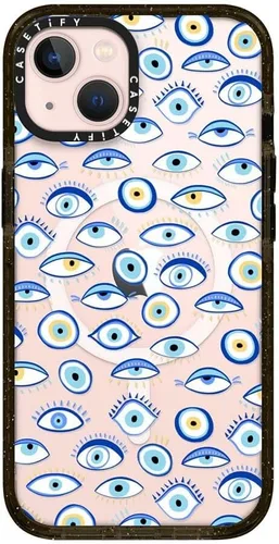 Miniatura 489 de Funda Impact de CASETiFY para iPhone 13 Pro Max con Magsafe - Estuche Claro Cuento de Invierno - Claro Negro Estuche transparente Winter Tale