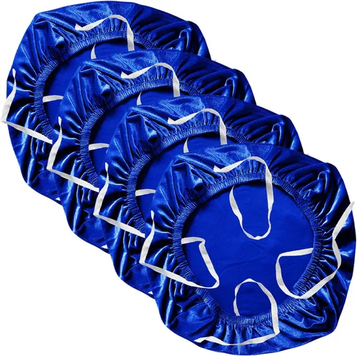 Miniatura 8 de Yikko - Fundas de asiento de terciopelo para silla de 14.96-18.89 pulgadas, con correas, fundas lavables para silla de oficina y computadora