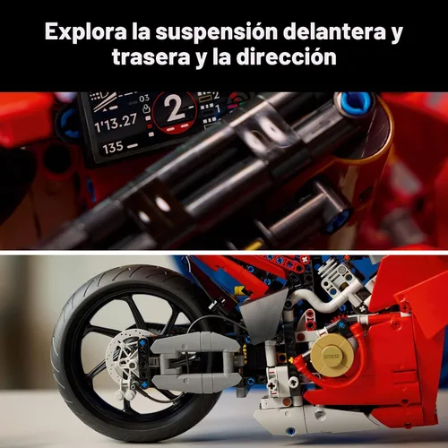 Miniatura 3 de LEGO Technic Ducati Panigale V4 S Juego de Construcción de Motocicleta - Set de Construcción para Adultos, Hombres y Mujeres, Edades 18+ - Regalo