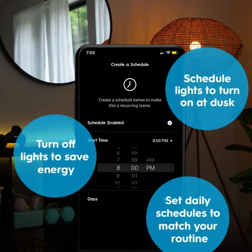 Miniatura 3 de GE Cync - Tira de luz LED inteligente, tira de luz LED para decoración de habitación con cambio de color, funciona con Alexa y Google Home