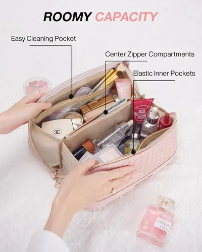 Miniatura 3 de BAGSMART Bolsa de Maquillaje Acolchada 24-A-Rosa