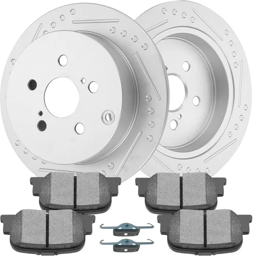 Miniatura 25 de Kit de Frenos SCITOO para Delantero Rotores de Freno y Pastillas de Freno Cerámicas para 2006-2008 para Dodge para Ram 1500, 2003-2008 para Dodge