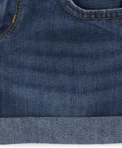 Miniatura 11 de Pantalones cortos midi de mezclilla