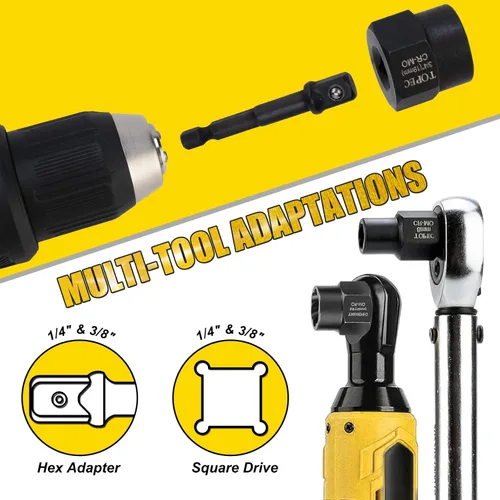 Miniatura 4 de Kit de extractor de pernos Topec, juego de extractor de pernos rotos de 35 piezas, juego de llaves de impacto para quitar pernos y tuercas