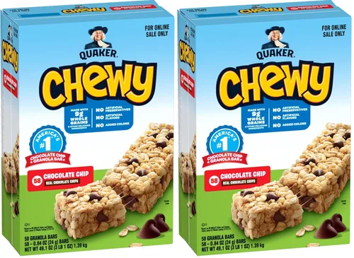 Miniatura 12 de Quaker Barras de granola masticables, S'mores, 58