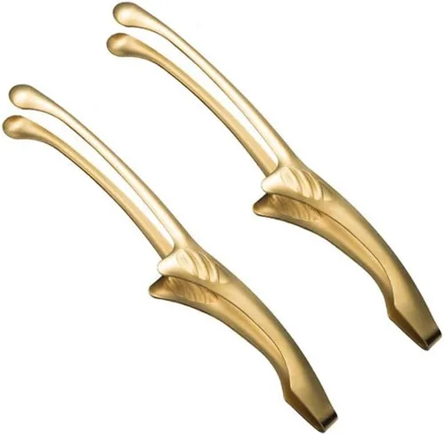 Miniatura 9 de 2 pinzas de acero inoxidable de 7.9 pulgadas para servir alimentos, pinzas de cocina de pie para parrilla, buffet