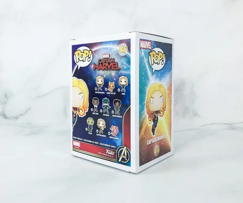 Miniatura 3 de POP! Funko Captain Marvel - Brilla en la oscuridad - Exclusivo de Collector Corps