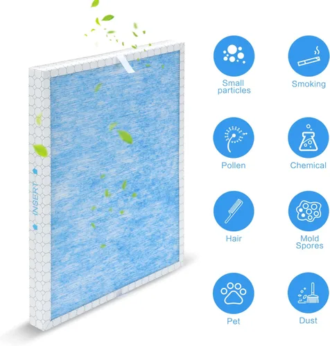 Miniatura 4 de Filtro de repuesto MSA3 compatible con Membrane Solutions MSA3 y MSA3S Smart Air Purifiers, filtro 3 en 1 (paquete de 2)