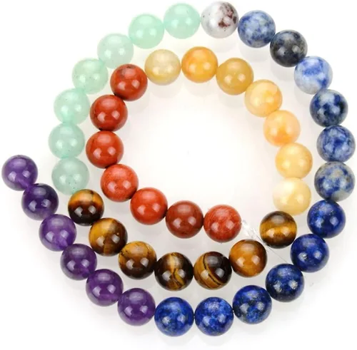 Miniatura 40 de Adabele - 35 piezas de piedras preciosas curativas de cristal de sugilita púrpura natural de 10mm (0.39 pulgadas), cuentas redondas sueltas