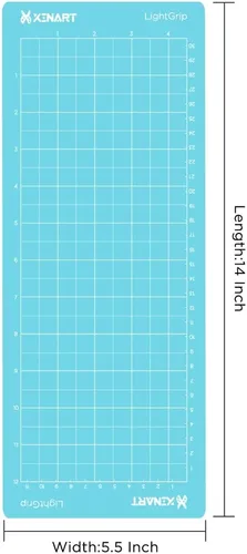 Miniatura 5 de Xinart Alfombrillas de corte para Cricut Joy, 5 alfombrillas de 4.5 x 12 pulgadas (paquete de 3 ligeras + 2 unidades estándar), variedad