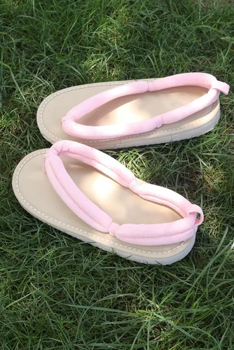 Miniatura 2 de Wolancy Zapatos tipo zueco para cosplay, disfraz de anime, pantuflas con calcetines