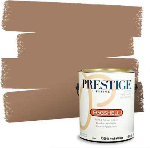 Miniatura 133 de PRESTIGE Pintura exterior e imprimación en uno, bronceado Aberdeen, plano, 1 galón