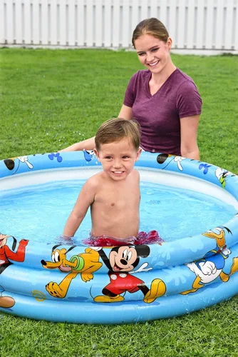Miniatura 12 de BESTWAY Disney Junior Mickey & Friends - Piscina inflable (48.0 x 48.0 in), multicolor