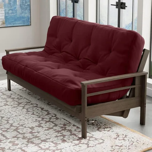 Miniatura 10 de Loosh Principal Colchón de espuma viscoelástica para sofá cama de tamaño matrimonial de 6 pulgadas, fabricado en Estados Unidos, beige, sin marco