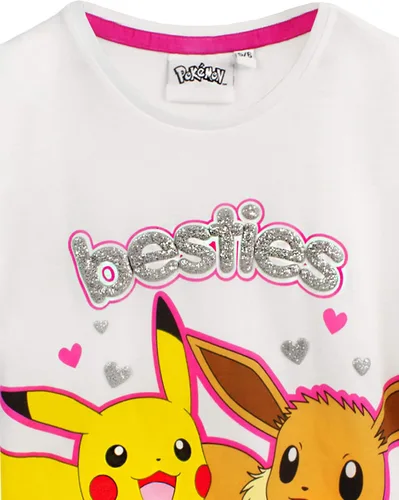 Miniatura 4 de Pokemon Pijamas Pikachu & Eevee Manga Larga O Corta Pierna Niña Pijamas
