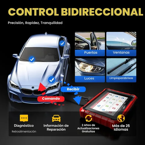 Miniatura 6 de Launch X431 Pros Elite 2024 Herramienta de escaneo bidireccional, más de 37 servicios, codificación ECU, diagnóstico de sistema completo todo